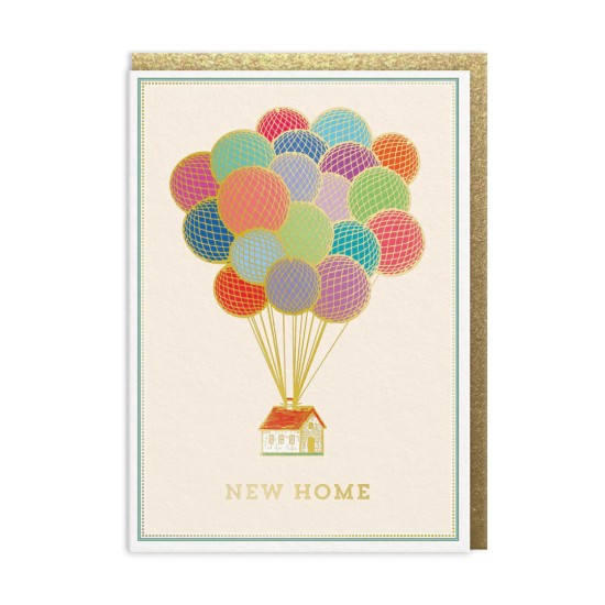 New Home Balloons Greeting Card (A6) - CARD011 