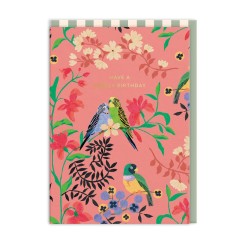 Cath Kidston Have a Lovely Birthday Summer Birds Greeting Card (A6) - CARD016 