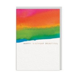 Happy Birthday Beautiful Card (A6) - CARD006 