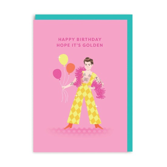 Harry Styles Golden Birthday Card (A6) - CARD014 