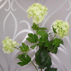 LUXE Artificial Guelder Rose Branch Green 78cm - LUX024 CC2