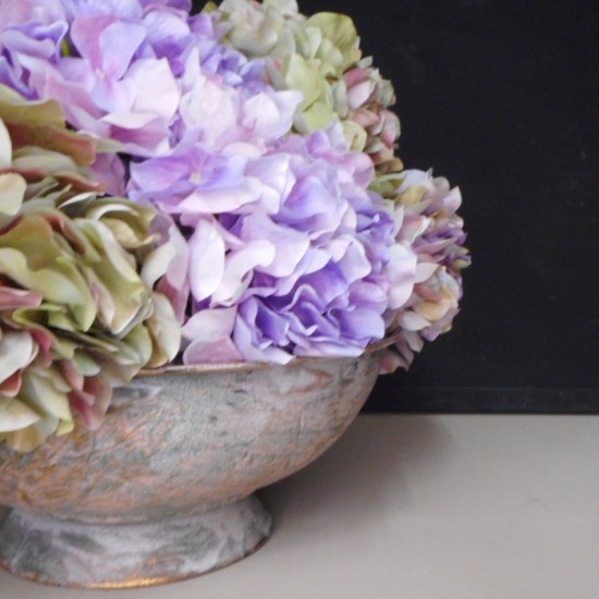 LUXE Artificial Hydrangeas Purple Pink 70cm - LUX003 