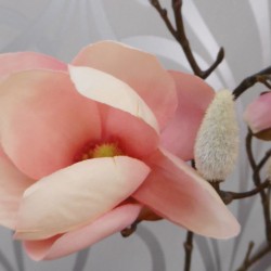 LUXE Artificial Magnolias Branch Pink 79cm - LUX005