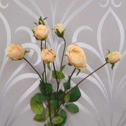 LUXE Artificial Roses Tiffany Peach 66cm - LUX026