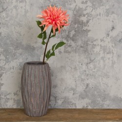 LUXE Artificial Dahlias Labyrinth Apricot 75cm - LUX011