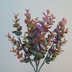 Artificial Eucalyptus Plant Pink Green - EUC019 