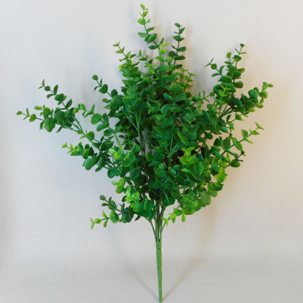Artificial Eucalyptus Plant Bright Green 48cm Artificial Greenery