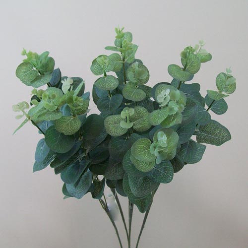 Silk Eucalyptus Plant Large Leaf Soft Green Artificial Greenery