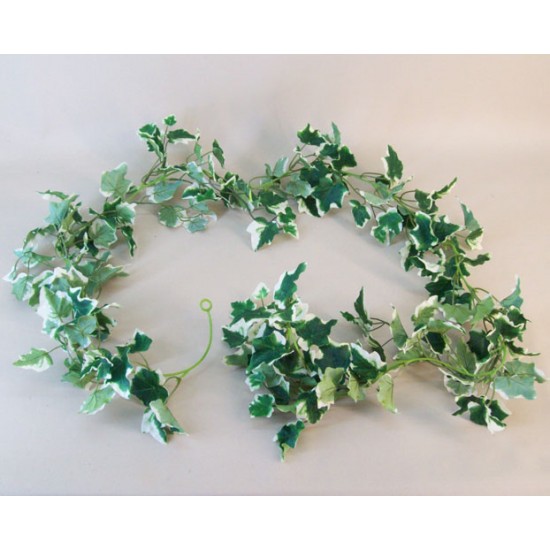 Artificial Ivy Garland Variegated Large Leaves 183cm - IVY034 E4
