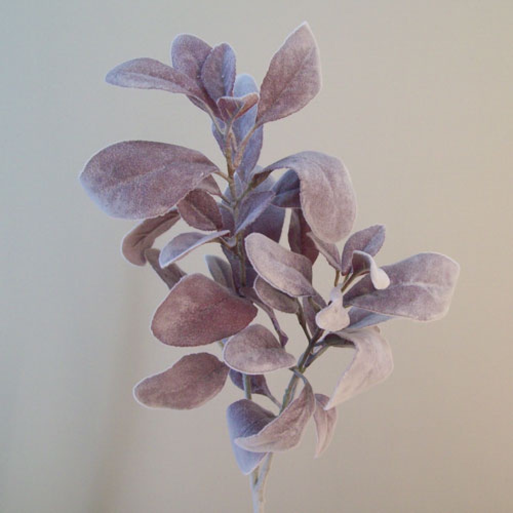 Artificial Lambs Ears Dusky Pink Artificial Leaves