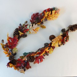 Artificial Oak Leaves Garland Autumn - OAK009 BB3