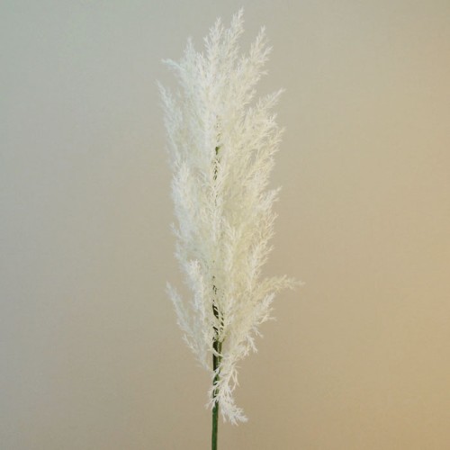 Artificial Pampas Grass Pick x 6 Teal Blue 36cm Artificial Grasses