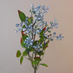 Artificial Berries Branch Blue 58cm - BER022 