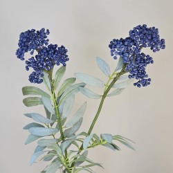 Artificial Elderberry Branch Blue 61cm - BER002