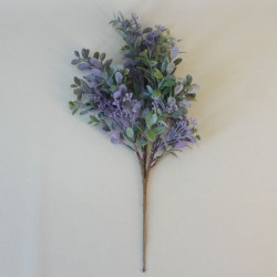 Artificial Boxwood Plants with Purple Buds - BOX006 BB2