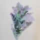 Artificial Cineraria Stem | Dusty Miller Short Stem Green Purple 42cm - CIN008 BB3