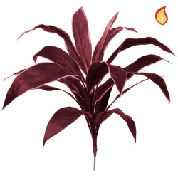 Artificial Plants | Artificial Cordyline Plants Burgundy 62cm Fire Retardant - COR006 KK4