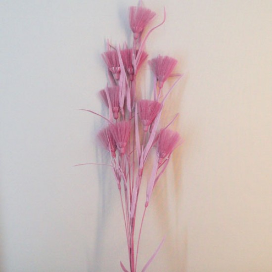Dusky Pink Tassel Flowers 82cm - T064 LL2