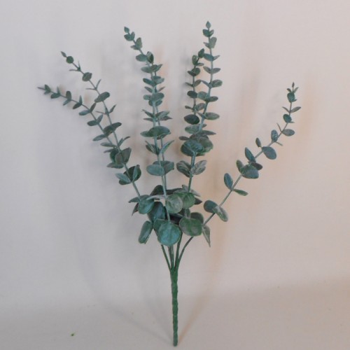 Silk Eucalyptus Bush Large Leaf Soft Green Artificial Greenery