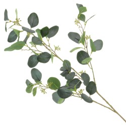 Finest Eucalyptus Stem Green with Berries 103cm - EUC054 E4