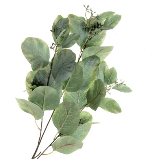 Artificial Seeded Eucalyptus Stem Green 84cm - EUC025 E3