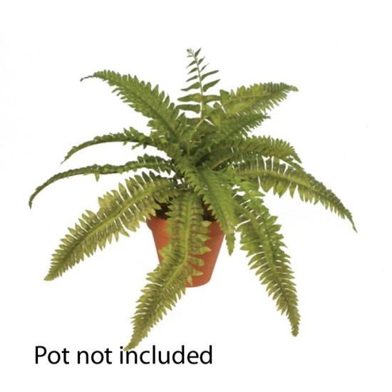 Artificial Boston Fern Plant 16 Leaves 38cm - BOS006 B4 Artificial Boston Fern Plant 16 Leaves 38cm - BOS006 B4