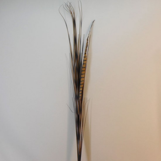 Zebra Grass and Pheasant Feathers 120cm - ZEB001 F1