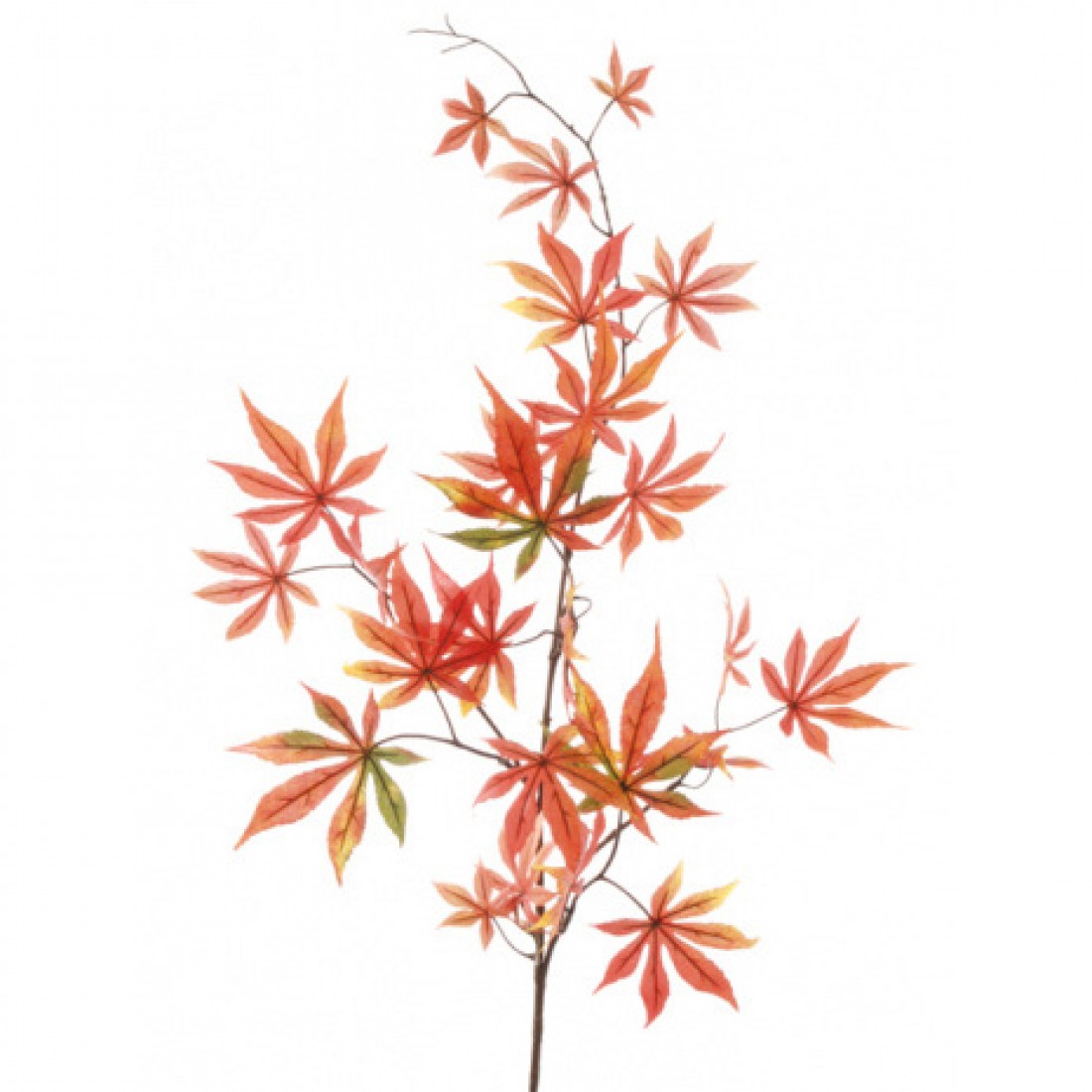 Artificial Japanese Maple Leaves Branch Autumn | Artificial Leaves