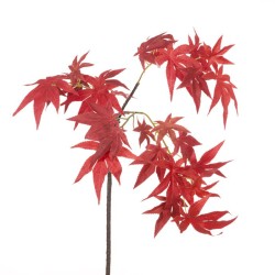 Artificial Maple Leaves Branch Red 95cm - MAP023 EE3