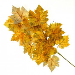 Artificial Maple Leaves Gold and Russet - MAP018 AA2