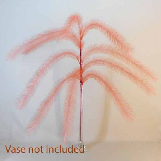 Artificial Pampas Grass Trailing Coral 128cm - PAM020 CC1