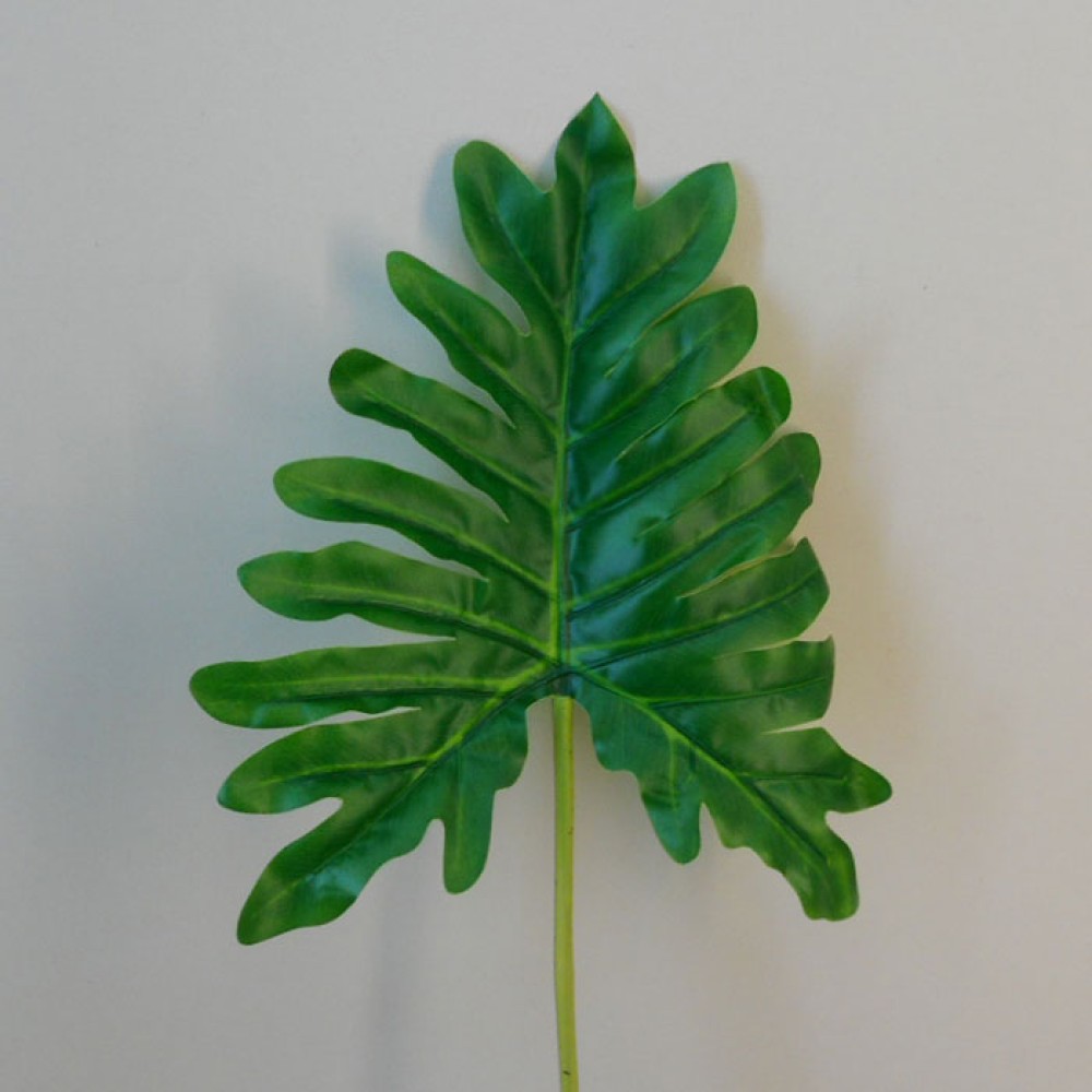 Real Touch Artificial Split Philo Leaf Long Stem 105cm Artificial Leaves