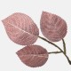 Artificial Rose Leaves Spray Pink 50cm - ROS007 V