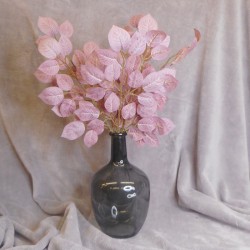 Artificial Rose Leaves Spray Pink 50cm - ROS007 V