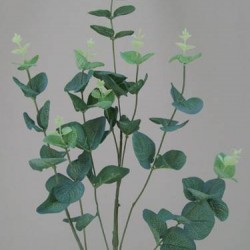 Silk Eucalyptus Stem Large Leaf Soft Green - EUC006 E4