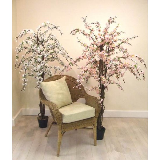 5' Artificial Cherry Tree White - CHE001a