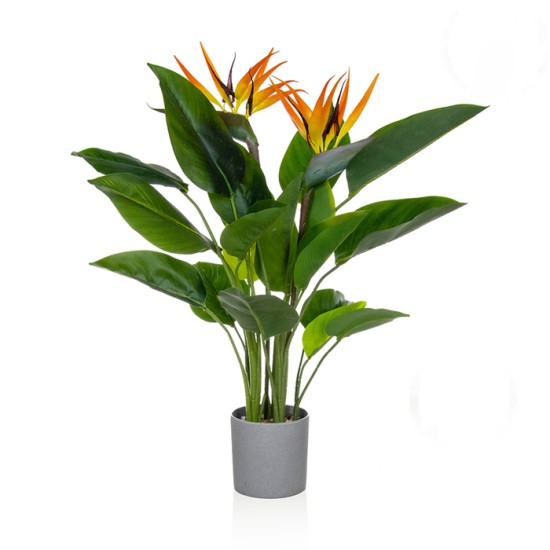 Artificial Plants | Artificial Strelitzia Birds of Paradise Plant in Pot 80cm - BIR002 