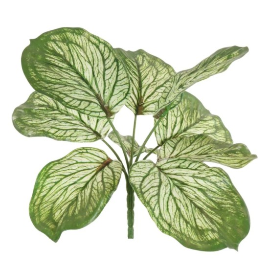 Artificial Brunnera Plant Variegated 27cm - BRU001 J4 Artificial Brunnera Plant Variegated 27cm - BRU001 J4