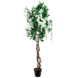 Artificial Wisteria Tree White 152cm - TS001