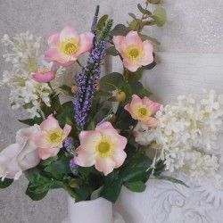 Artificial Flower Arrangement | Anemone and Lilac - ANE001 7C