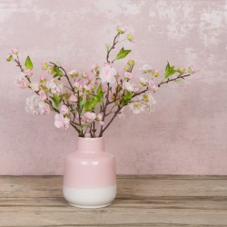 Artificial Flower Arrangement | Pink Blossom in Pink Vase - BLV003 