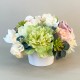 Artificial Flower Arrangement | Peony and Roses Bowl - PEO014 3B