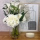 Hydrangeas and Calla Lilies in Glass Vase 84cm | Artificial Flower Arrangement - HY1001 4B