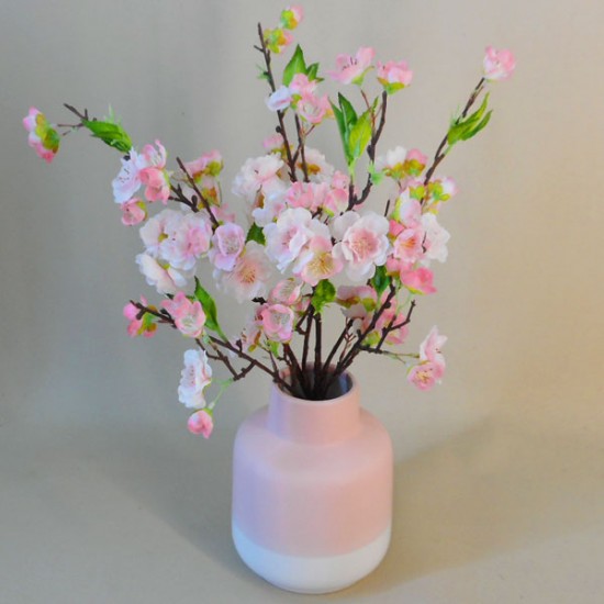 pink silk flower arrangements