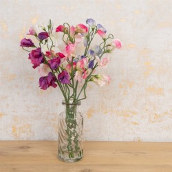 Sweet Peas Silk Flower Arrangement - SPV001 3C