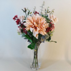 Dahlias and Roses Artificial Flower Arrangement - DAH004 4B