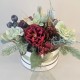Paloma Christmas Hat Box Flowers - X21093