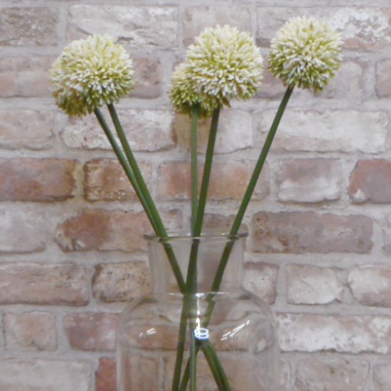 Artificial Hedgerow Allium Cream Green 54cm - A019 A4