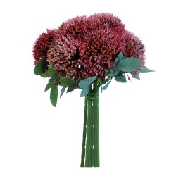 Artificial Allium Bundle Red Pink 22cm - A037 BB3