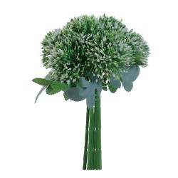 Artificial Allium Bundle White Green 22cm - A036 BB3